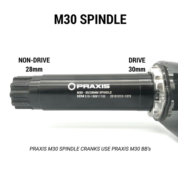 Praxis M30 Bottom Bracket for T47 I.B. (internal bearings) – Great
