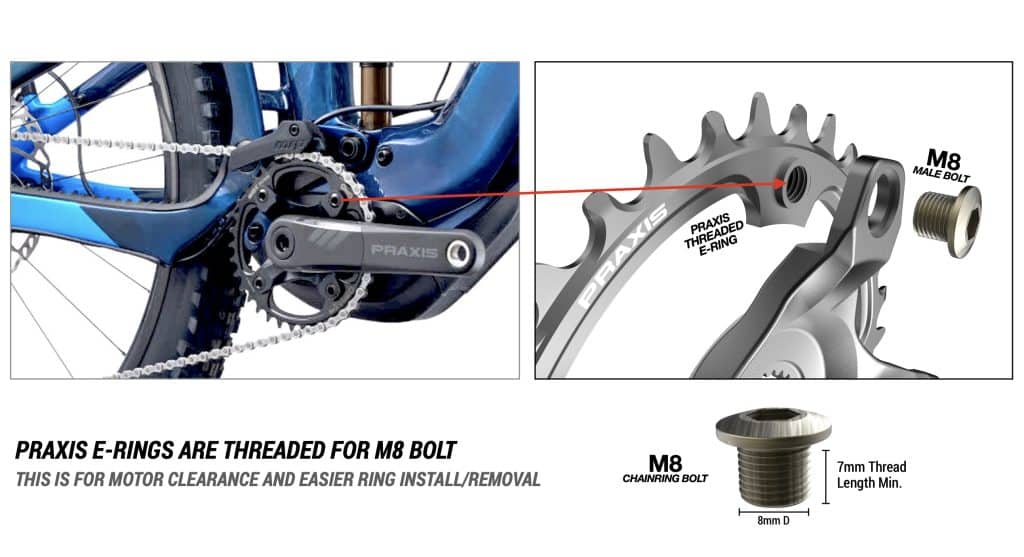 Praxis Steel MTB E-Rings