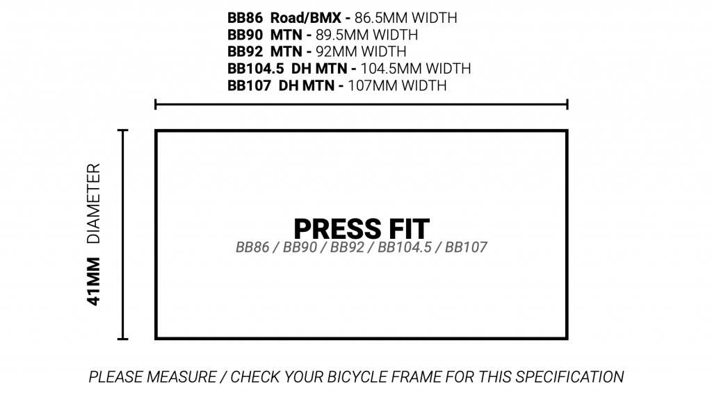 Praxis M30 Bottom Bracket - BB86 Road/BB90/92 MTB