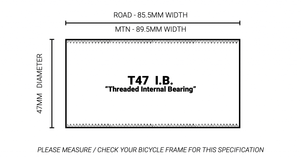 Praxis M30 THRU Bottom Bracket - T47 I.B.