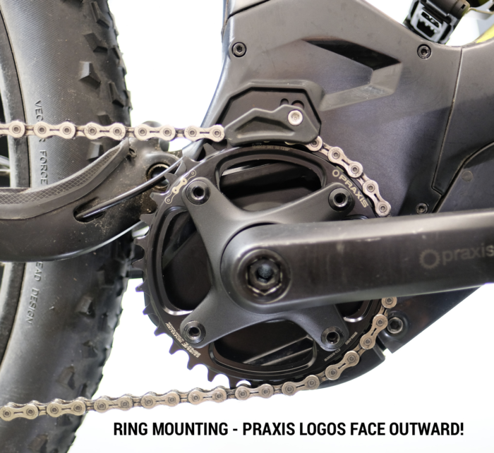 ering mountainbike Praxis eRing 104 BCD Steel Mountain Bike Chainring